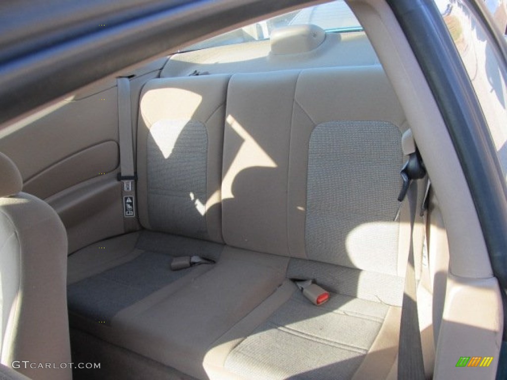 2001 Escort ZX2 Coupe - Tropic Green Metallic / Medium Prairie Tan photo #11