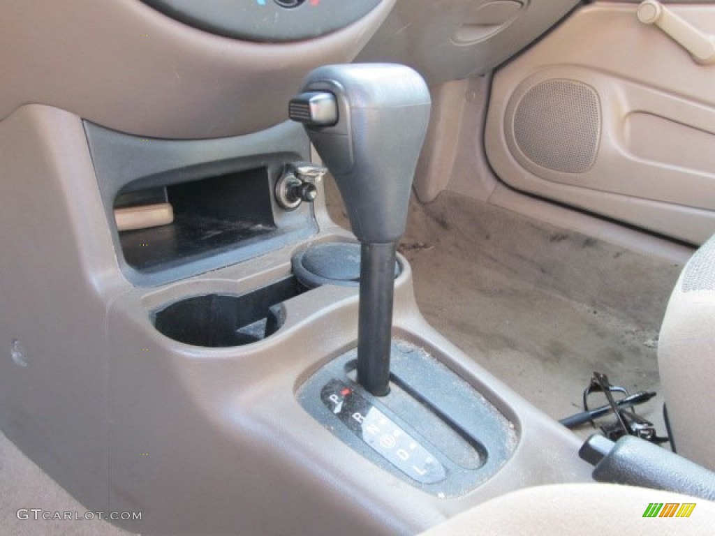 2001 Escort ZX2 Coupe - Tropic Green Metallic / Medium Prairie Tan photo #13