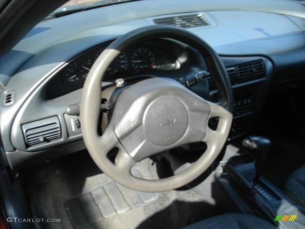 2005 Cavalier Sedan - Sunburst Orange Metallic / Graphite Gray photo #13