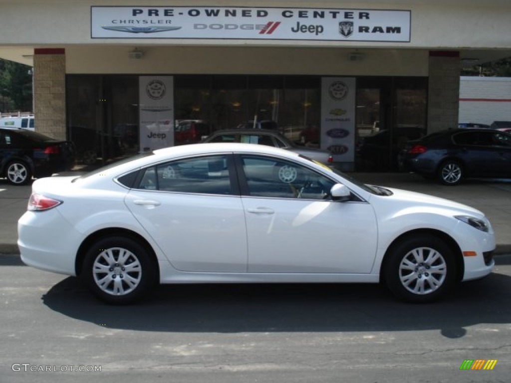 2011 MAZDA6 i Sport Sedan - Techno White Pearl / Black photo #1