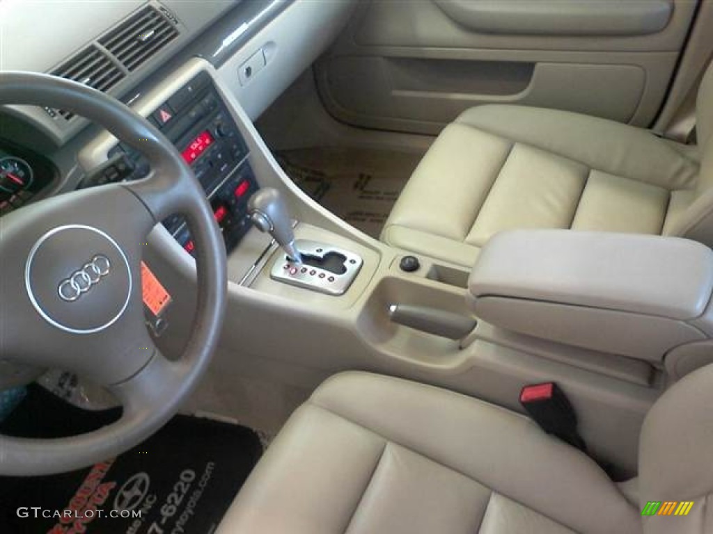 2004 A4 1.8T quattro Sedan - Champagne Metallic / Beige photo #13