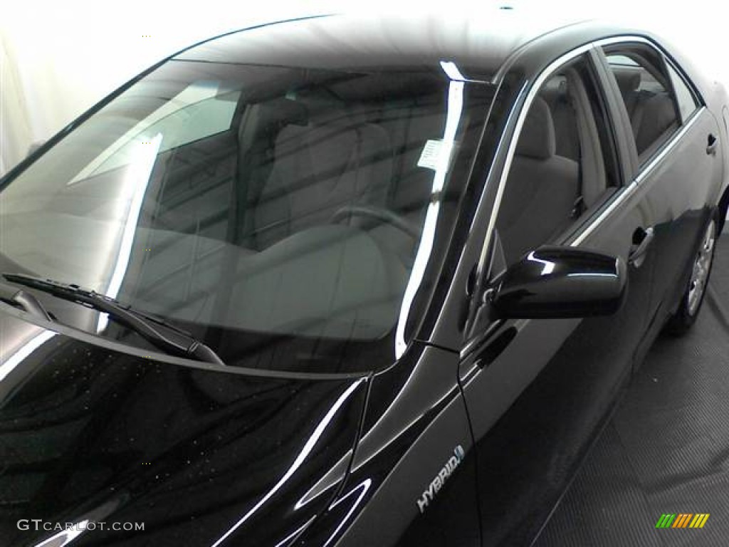 2011 Camry Hybrid - Black / Ash photo #21
