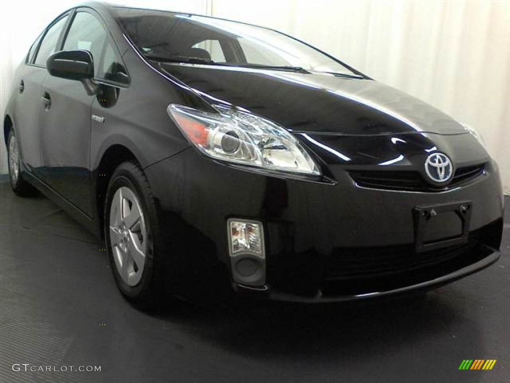 2010 Prius Hybrid II - Black / Dark Gray photo #1