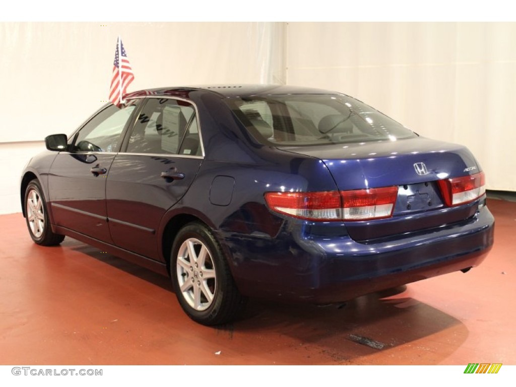 2003 Accord EX V6 Sedan - Eternal Blue Pearl / Black photo #8