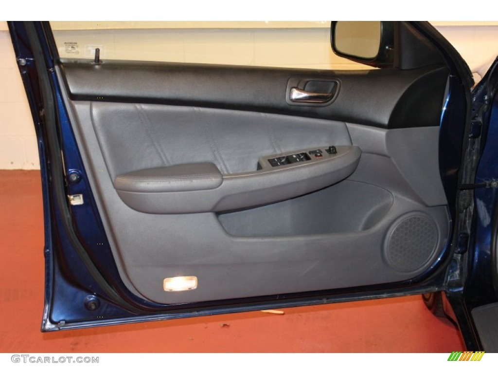 2003 Accord EX V6 Sedan - Eternal Blue Pearl / Black photo #9