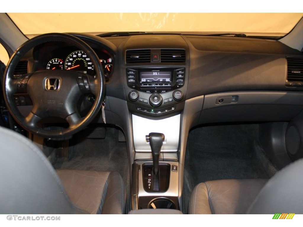 2003 Accord EX V6 Sedan - Eternal Blue Pearl / Black photo #11