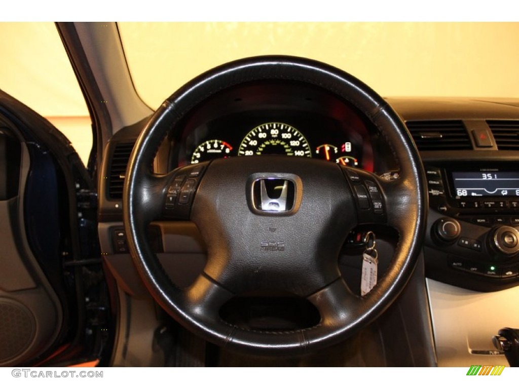 2003 Accord EX V6 Sedan - Eternal Blue Pearl / Black photo #14