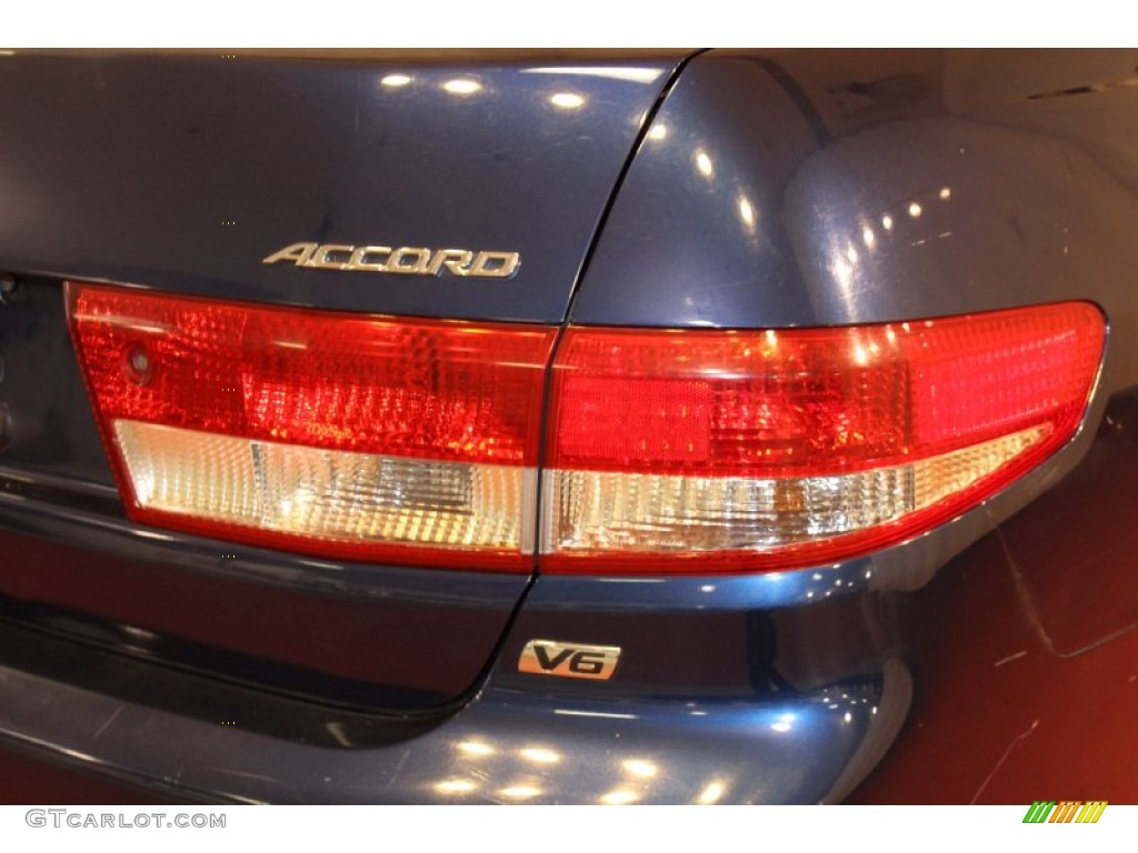 2003 Accord EX V6 Sedan - Eternal Blue Pearl / Black photo #17