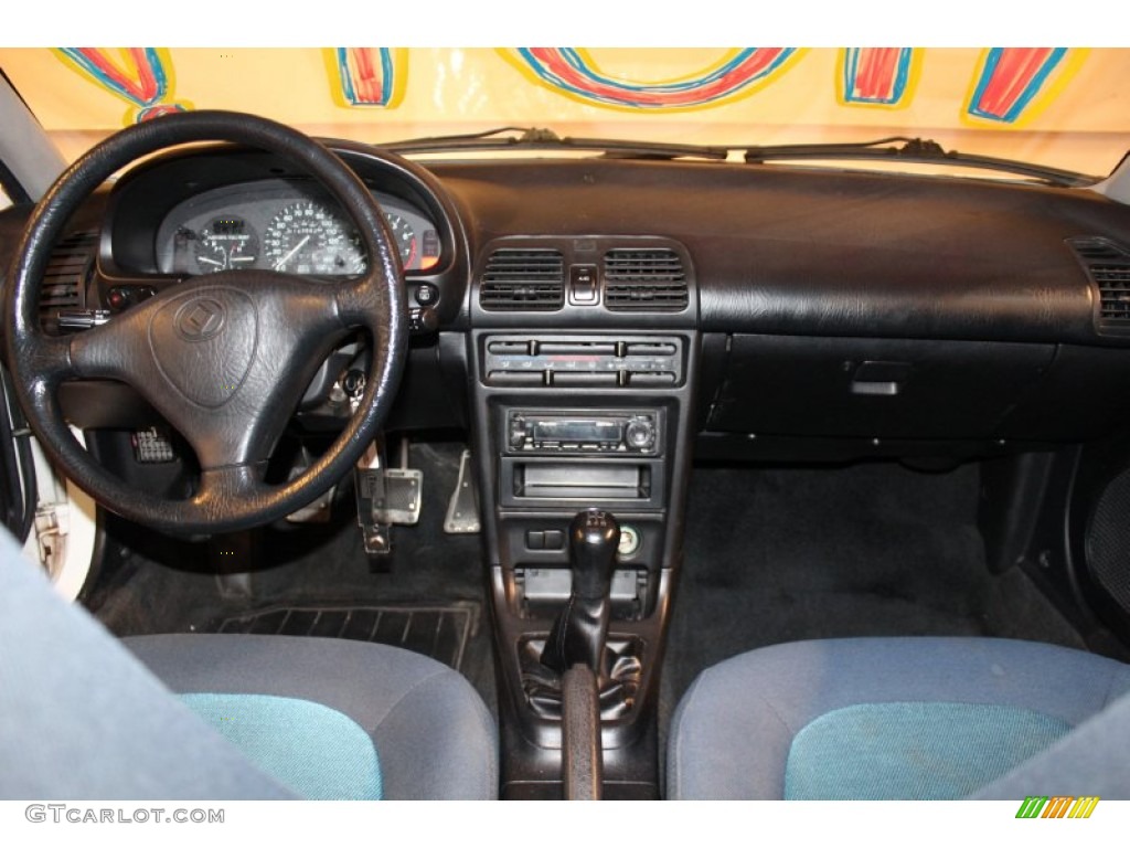 1992 Mazda MX-3 GS Black Dashboard Photo #62332890