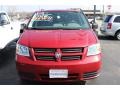 2008 Inferno Red Crystal Pearl Dodge Grand Caravan SE  photo #4