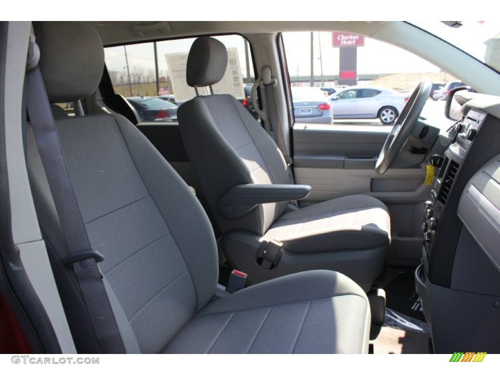2008 Grand Caravan SE - Inferno Red Crystal Pearl / Dark Slate/Light Shale photo #15