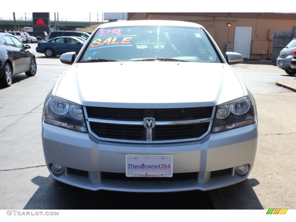 2008 Avenger R/T - Bright Silver Metallic / Dark Slate Gray/Light Graystone photo #18