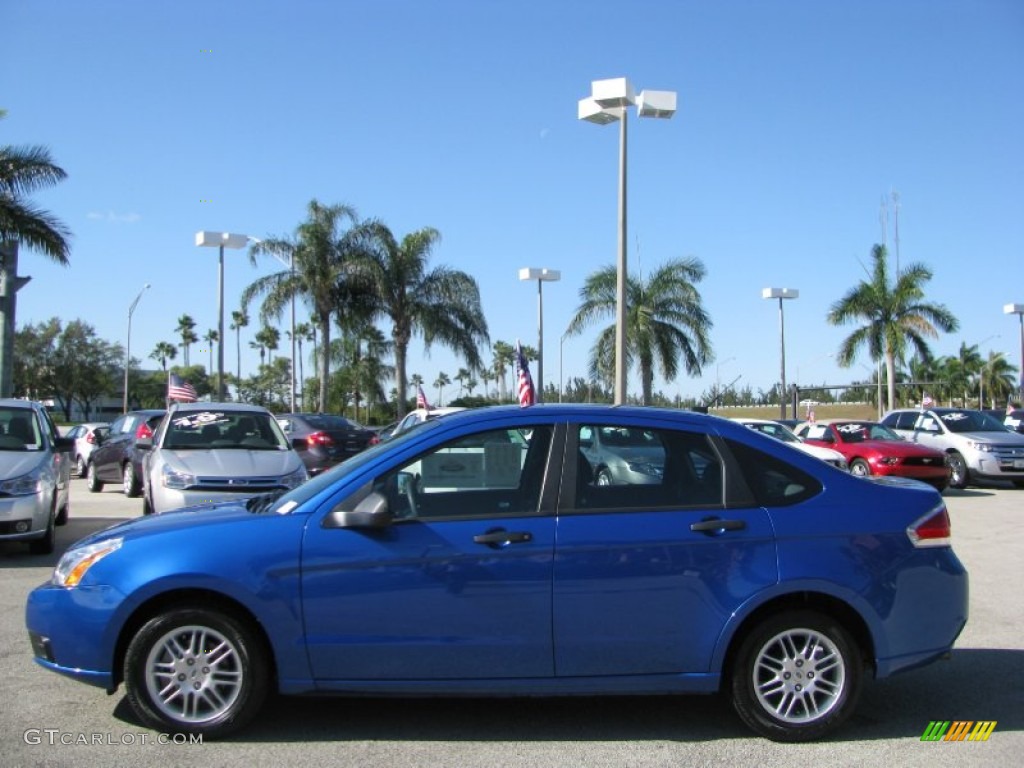 Blue Flame Metallic 2011 Ford Focus SE Sedan Exterior Photo #62334691