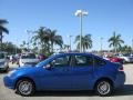 Blue Flame Metallic 2011 Ford Focus SE Sedan Exterior