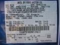 SZ: Blue Flame Metallic 2011 Ford Focus SE Sedan Color Code