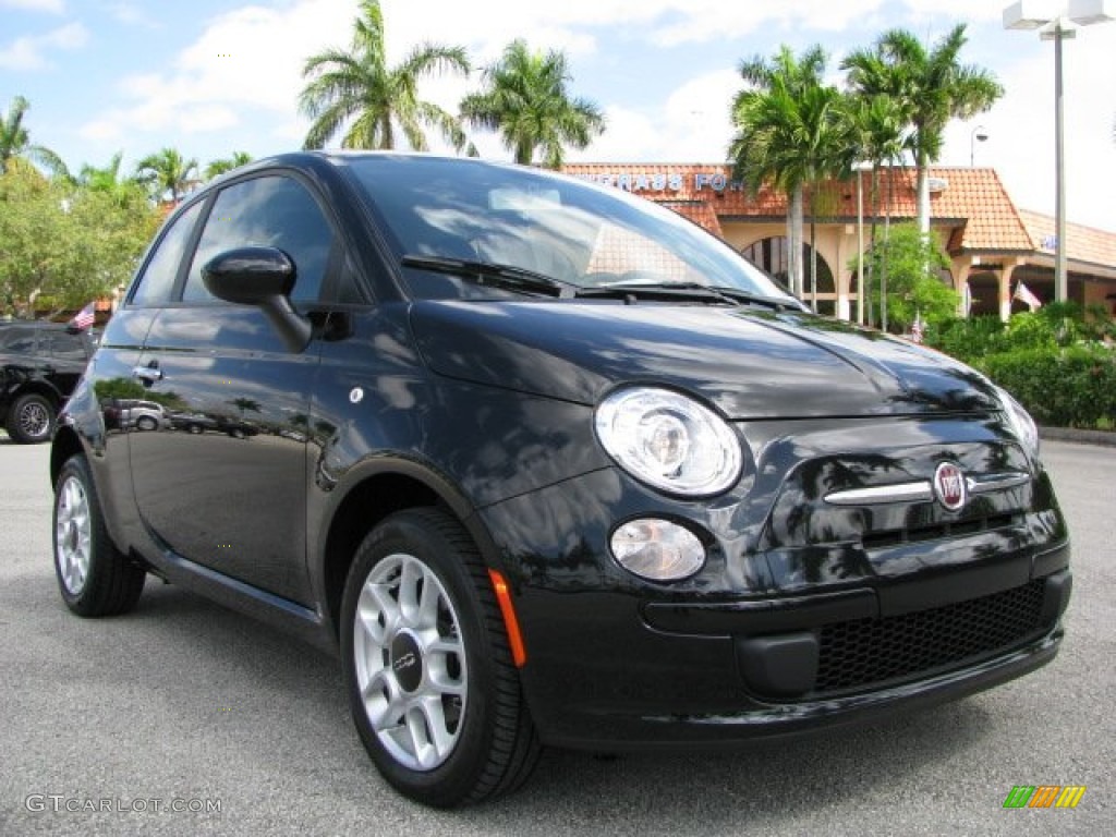 Nero (Black) 2012 Fiat 500 Pop Exterior Photo #62335393