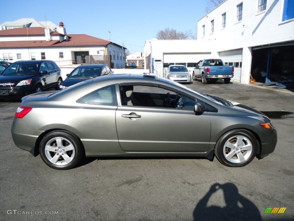 Galaxy Gray Metallic 2008 Honda Civic EX Coupe Exterior Photo #62335499