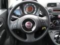 Tessuto Grigio/Nero (Grey/Black) 2012 Fiat 500 Pop Steering Wheel