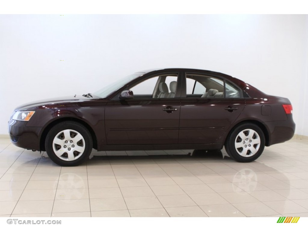 Dark Cinnamon 2006 Hyundai Sonata GLS Exterior Photo #62336357