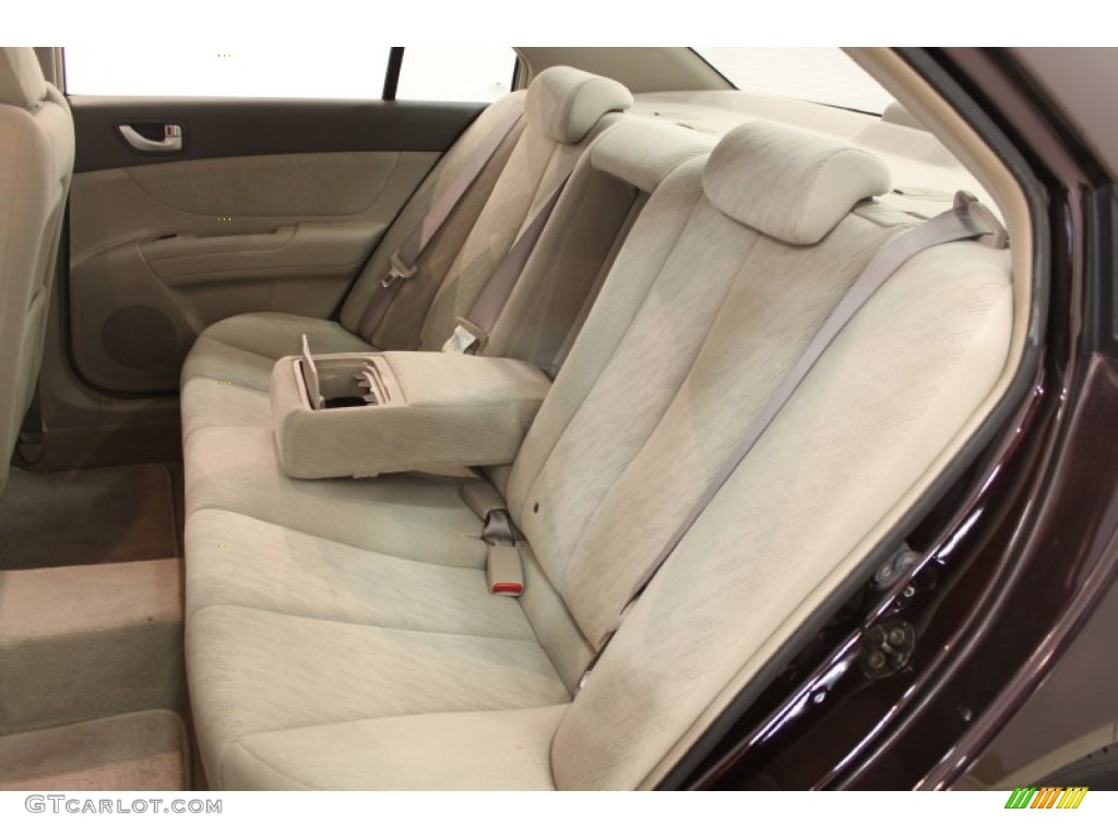 Beige Interior 2006 Hyundai Sonata GLS Photo #62336536