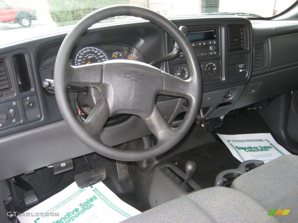 2005 Silverado 2500HD Work Truck Extended Cab 4x4 - Summit White / Dark Charcoal photo #7