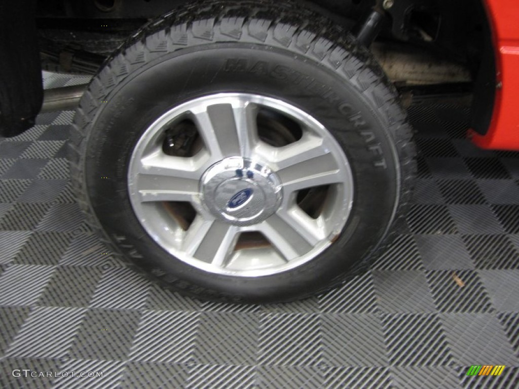 2005 F150 XLT Regular Cab - Bright Red / Medium Flint Grey photo #23