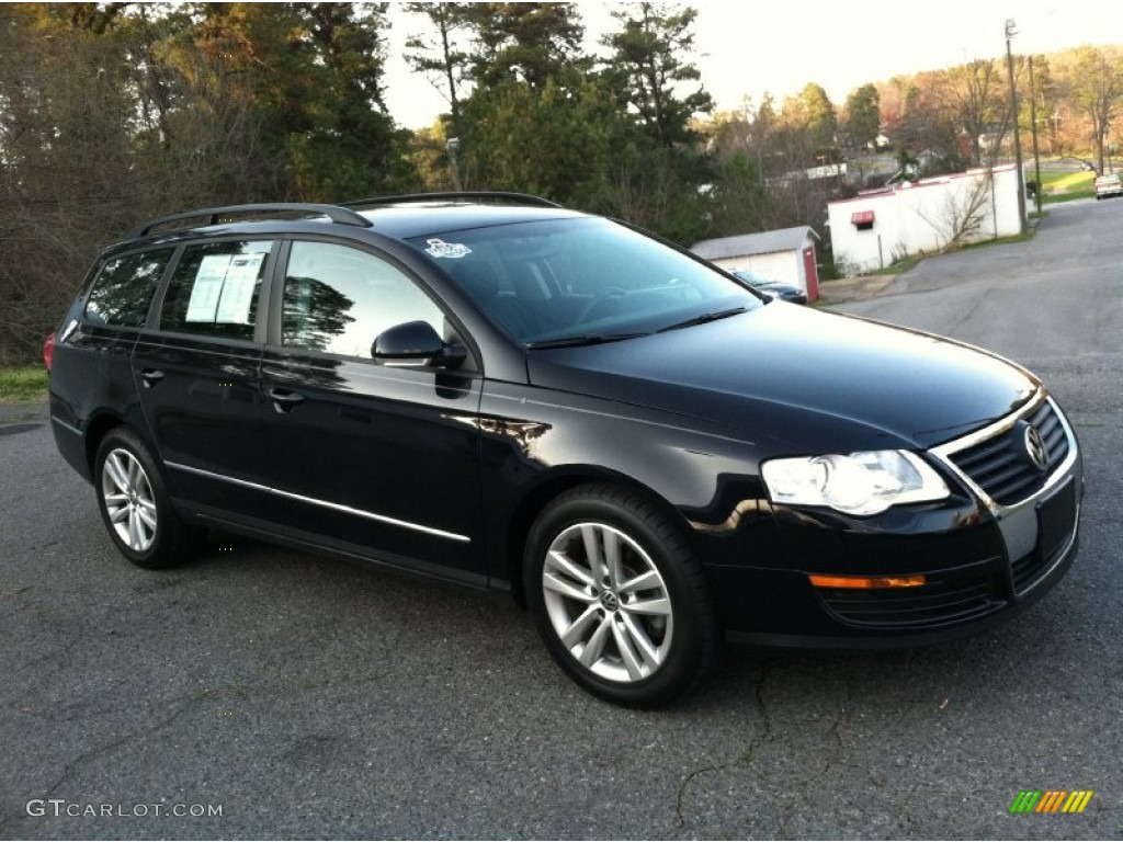 2007 Passat 2.0T Wagon - Deep Black / Black photo #1