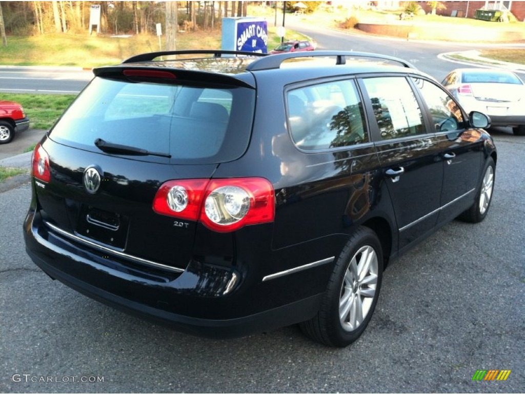 2007 Passat 2.0T Wagon - Deep Black / Black photo #3