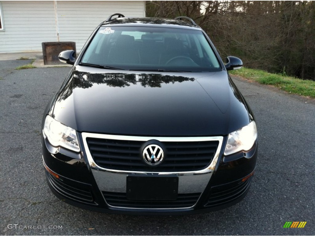 2007 Passat 2.0T Wagon - Deep Black / Black photo #8