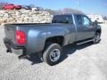 2012 Stealth Gray Metallic GMC Sierra 3500HD SLE Extended Cab 4x4 Dually  photo #22