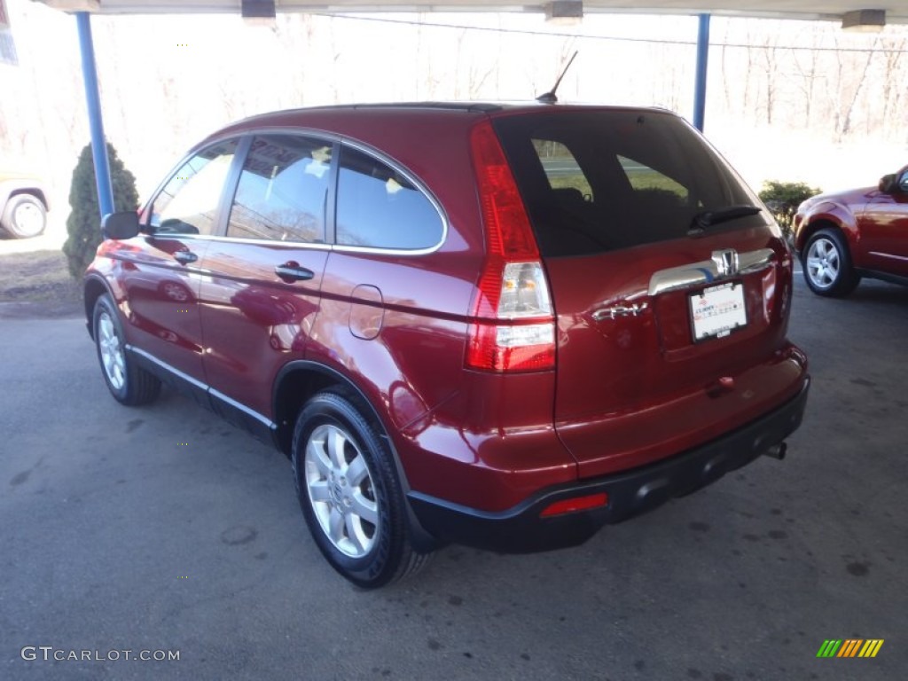 2009 CR-V EX 4WD - Tango Red Pearl / Gray photo #2