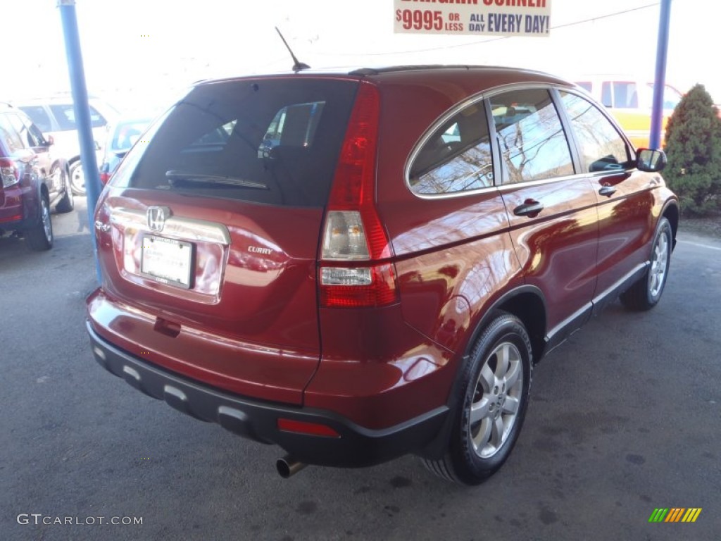 2009 CR-V EX 4WD - Tango Red Pearl / Gray photo #31