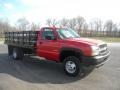 Victory Red - Silverado 3500HD Regular Cab Chassis 4x4 Dump Truck Photo No. 5