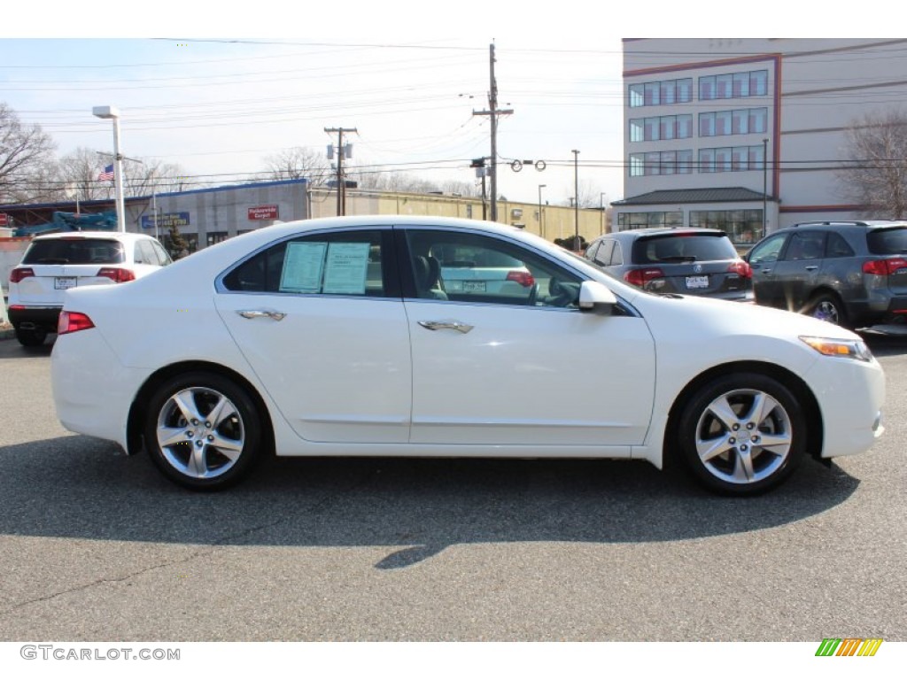 2011 TSX Sedan - Premium White Pearl / Ebony photo #2