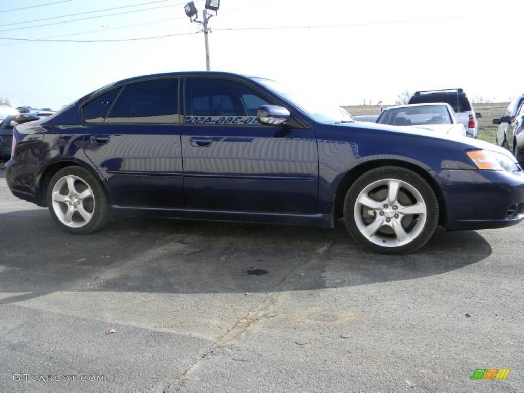 2005 Legacy 2.5 GT Limited Sedan - Regal Blue Pearl / Charcoal Black photo #5