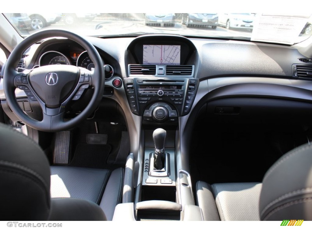 2012 Acura TL 3.7 SH-AWD Technology Ebony Dashboard Photo #62341112