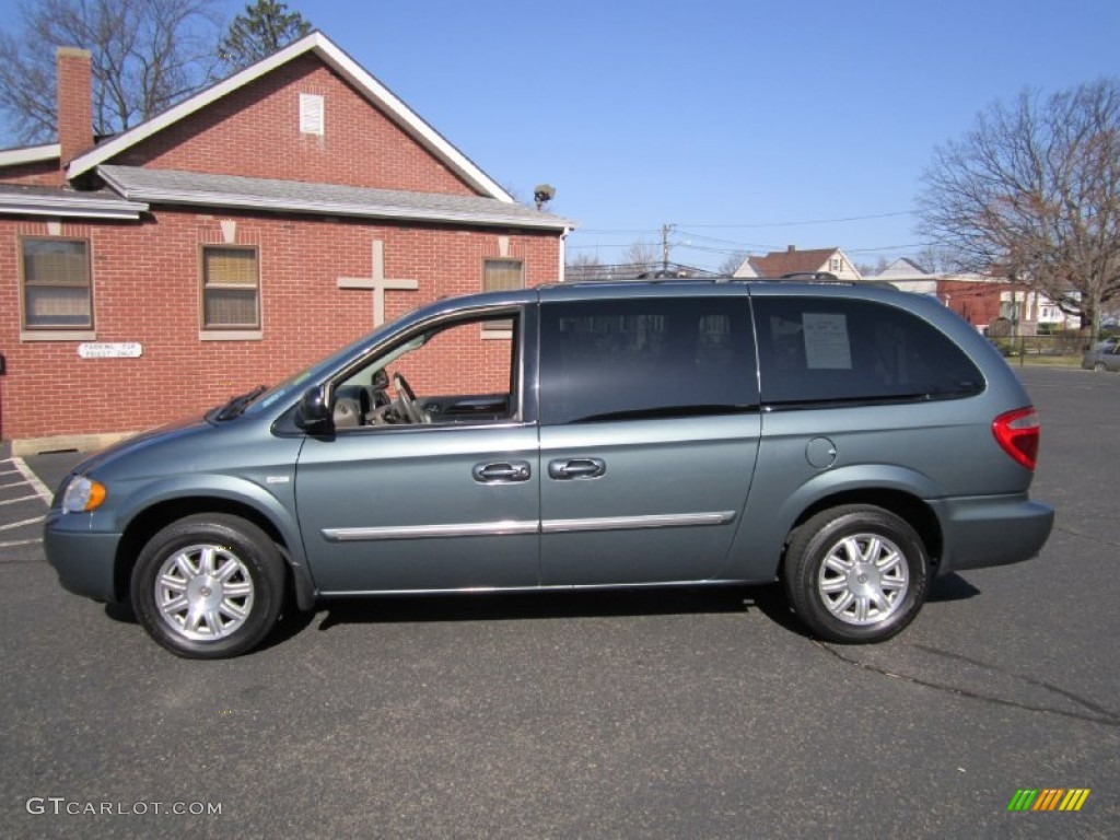 2007 Town & Country Touring - Magnesium Pearl / Medium Slate Gray photo #1