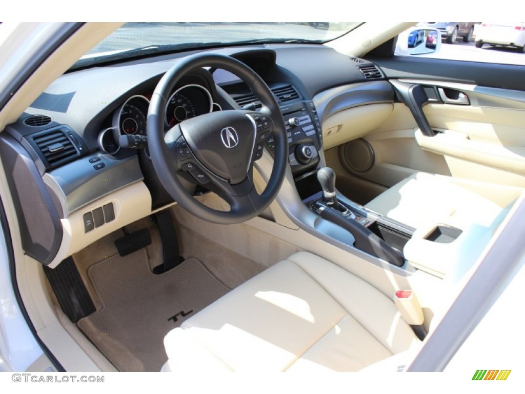 Parchment Interior 2009 Acura TL 3.5 Photo #62341391