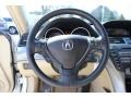 2009 Acura TL Parchment Interior Steering Wheel Photo