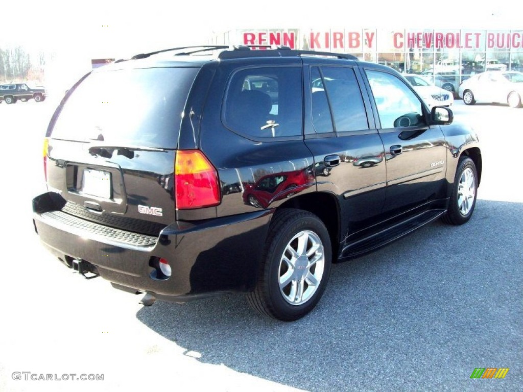 2007 Envoy Denali 4x4 - Onyx Black / Light Gray photo #12