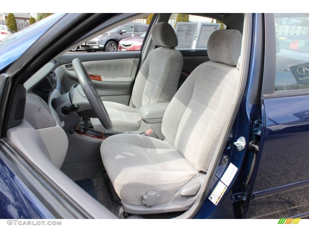 2004 Corolla LE - Indigo Ink Blue Pearl / Light Gray photo #12