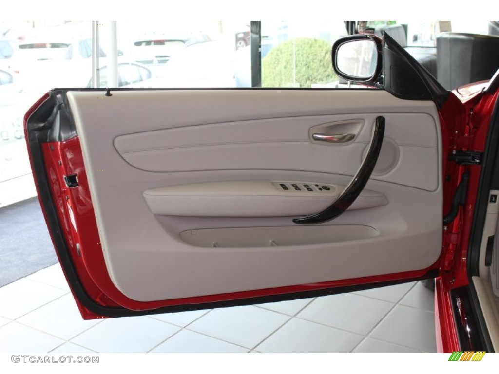 2012 1 Series 128i Convertible - Crimson Red / Taupe photo #9