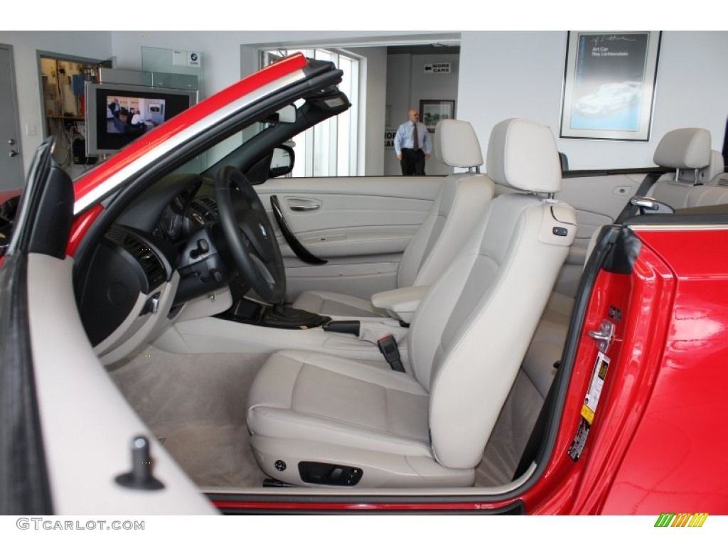 2012 1 Series 128i Convertible - Crimson Red / Taupe photo #11