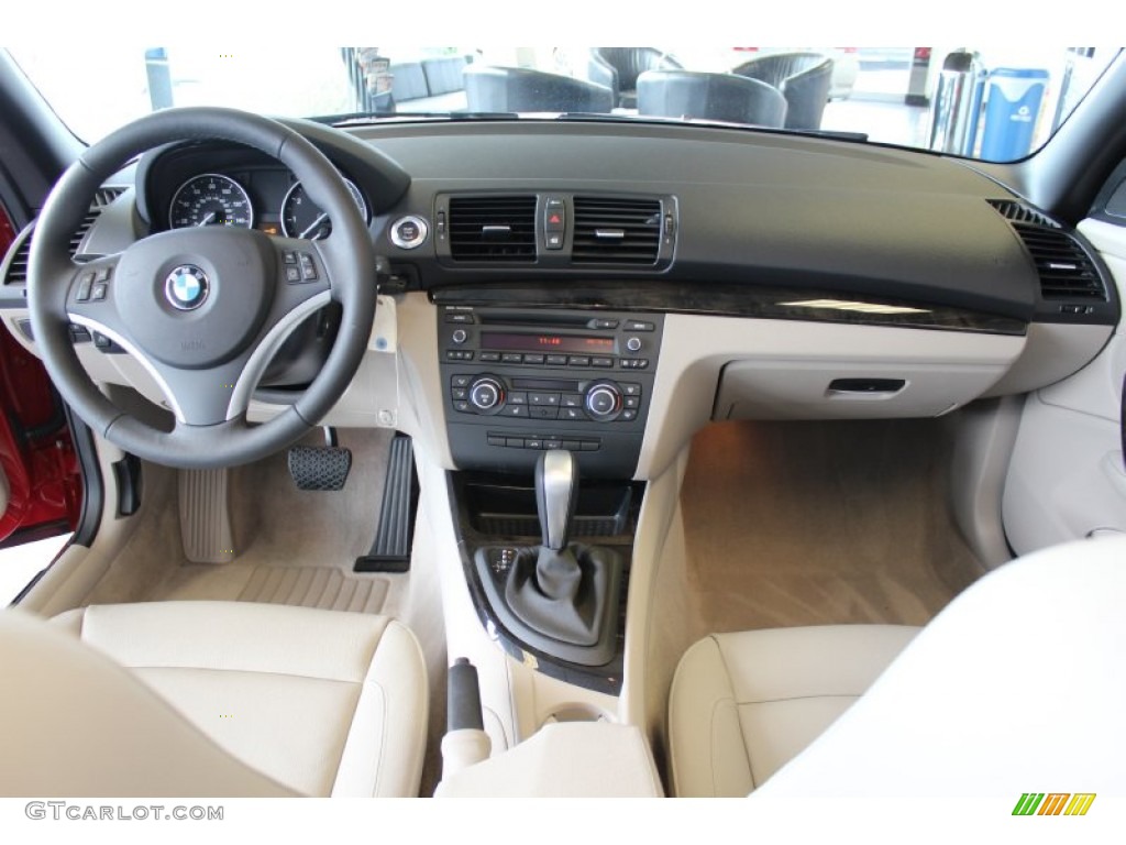2012 1 Series 128i Convertible - Crimson Red / Taupe photo #13