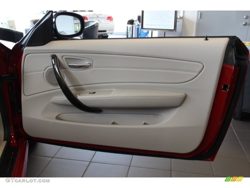 2012 1 Series 128i Convertible - Crimson Red / Taupe photo #22