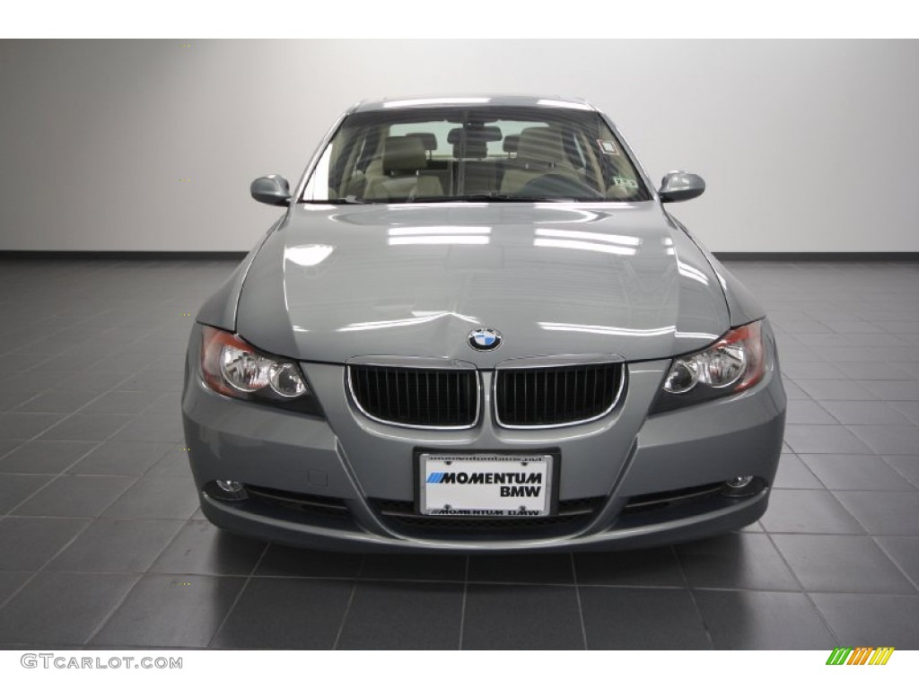 2008 3 Series 328i Sedan - Arctic Metallic / Beige photo #6