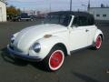 1972 White Volkswagen Beetle Convertible  photo #5
