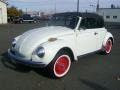 White 1972 Volkswagen Beetle Convertible Exterior