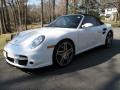 2009 Carrara White Porsche 911 Turbo Cabriolet  photo #1