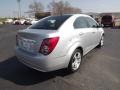 2012 Silver Ice Metallic Chevrolet Sonic LTZ Sedan  photo #5